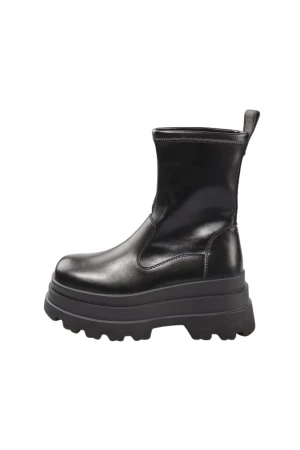 BUFFALO Women's JUPITER SOCK BOOT - Black