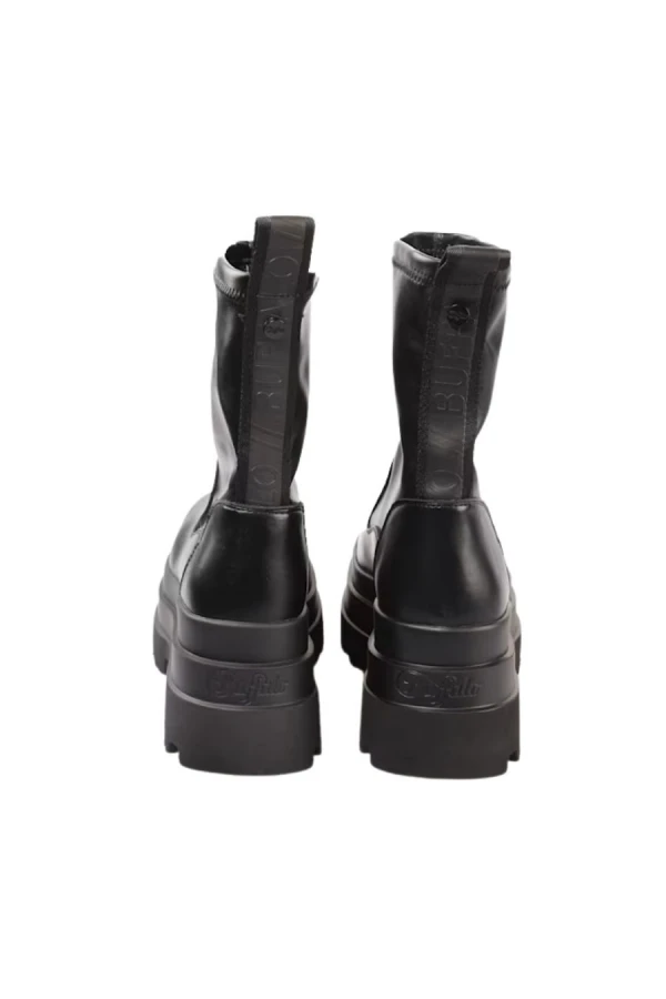 BUFFALO Γυναικεία Μποτάκια JUPITER SOCK BOOT - Μαύρα