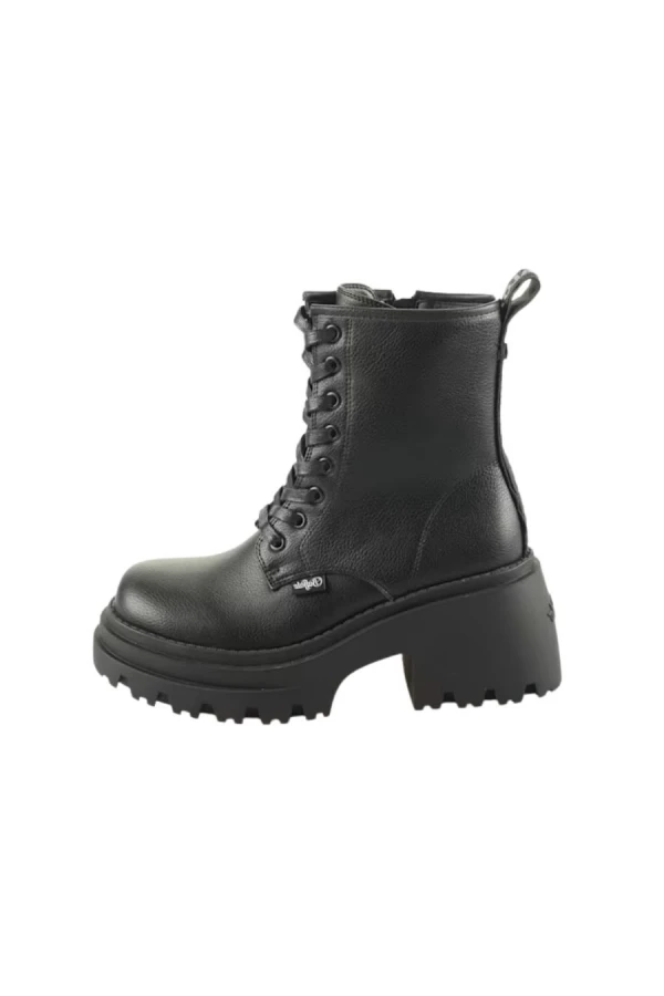 BUFFALO Women's BRAVR LACE UP Boots - Black