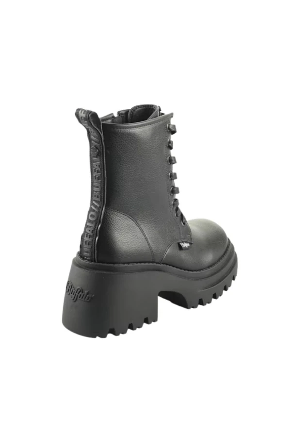 BUFFALO Women's BRAVR LACE UP Boots - Black