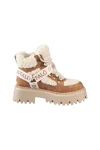 BUFFALO Women's ASPEN COM MID WARM Boots - Beige