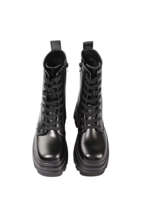 BUFFALO Women's JUPITER LACE UP MID Boots - Black