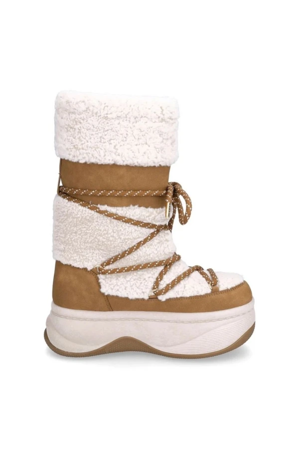 BUFFALO Μπότες- Μποτάκια ORCUS SNOW HI - BEIGE