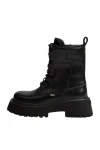 BUFFALO Μπότες- Μποτάκια STACY LACE UP MID - BLACK