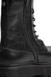 BUFFALO Μπότες- Μποτάκια STACY LACE UP MID - BLACK