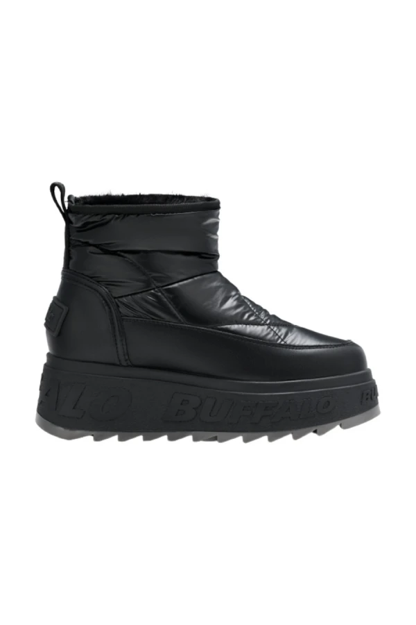 BUFFALO Μπότες- Μποτάκια ELIZA SNOW SHORT - BLACK