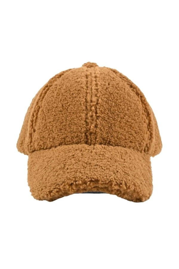 COLORS OF CALIFORNIA Teddy Basket Hat - Camel