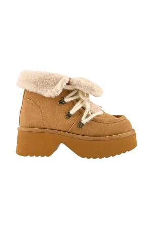 COLORS OF CALIFORNIA Μπότες- Μποτάκια Plateau laced boot - BROWN