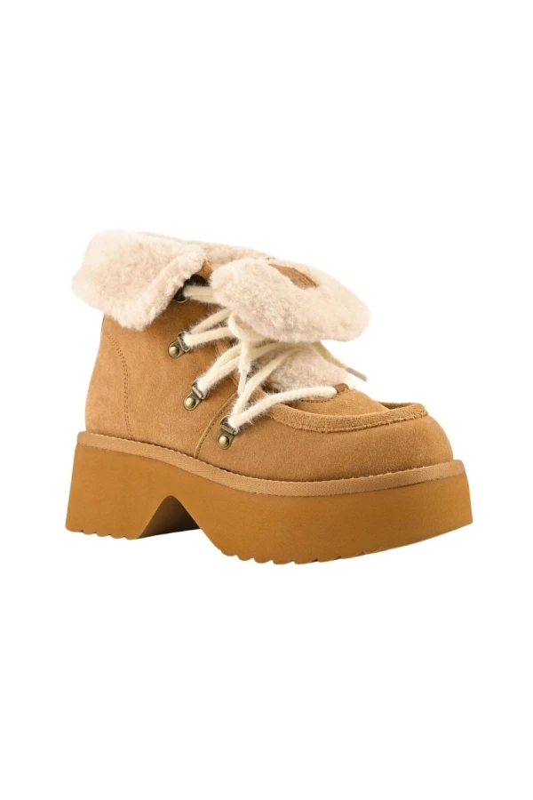 COLORS OF CALIFORNIA Μπότες- Μποτάκια Plateau laced boot - BROWN