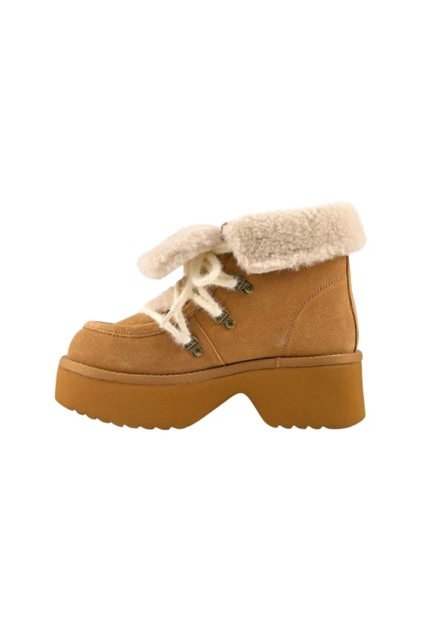 COLORS OF CALIFORNIA Μπότες- Μποτάκια Plateau laced boot - BROWN
