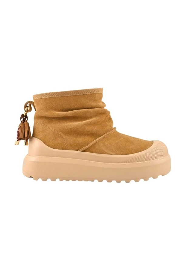 COLORS OF CALIFORNIA Wrinkled Boot – Brown