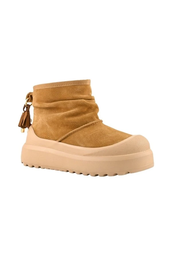 COLORS OF CALIFORNIA Wrinkled Boot – Brown