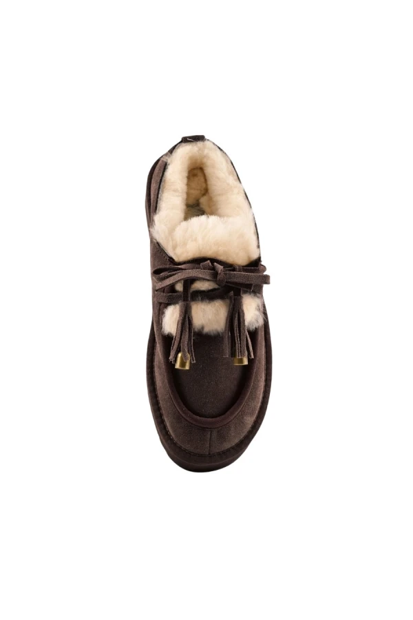 COLORS OF CALIFORNIA Μπότες- Μποτάκια Platform sabot with laces - 