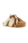 COLORS OF CALIFORNIA Μπότες- Μποτάκια Furry sabot real sheepskin - BROWN