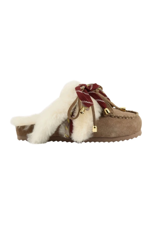 COLORS OF CALIFORNIA Μπότες- Μποτάκια Furry sabot real sheepskin - 