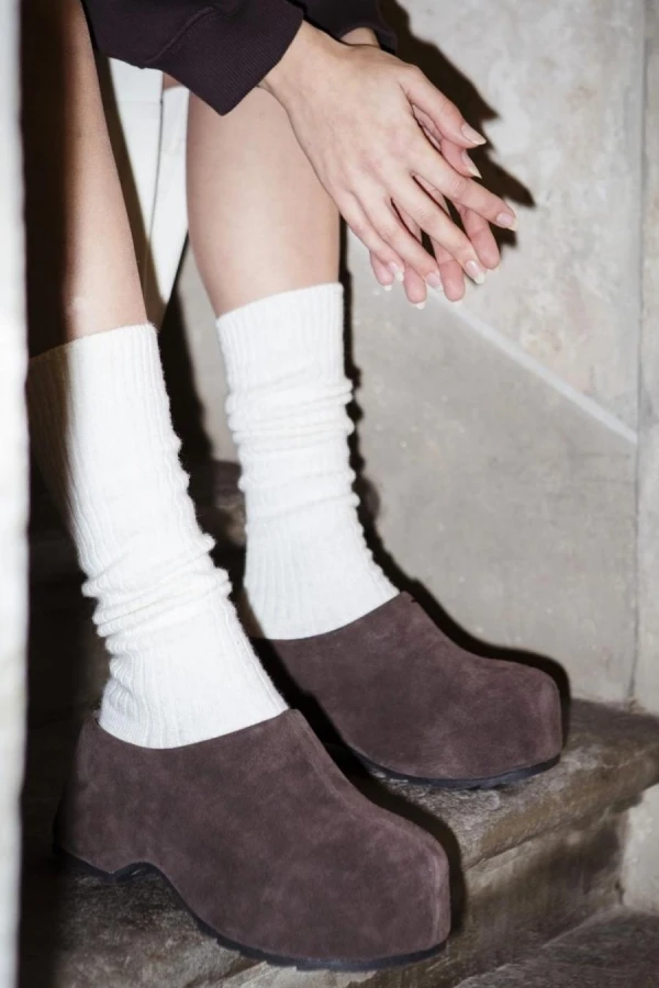 COLORS OF CALIFORNIA Μπότες- Μποτάκια Cow suede clog - 