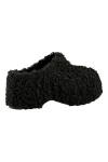 Colors of California Teddy Fur Clog Σαμπό- Μαύρο