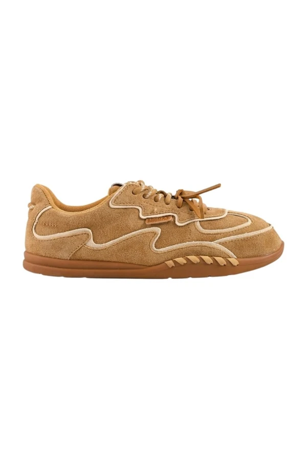 COLORS OF CALIFORNIA Sneakers Cow suede sneaker double lace - BROWN