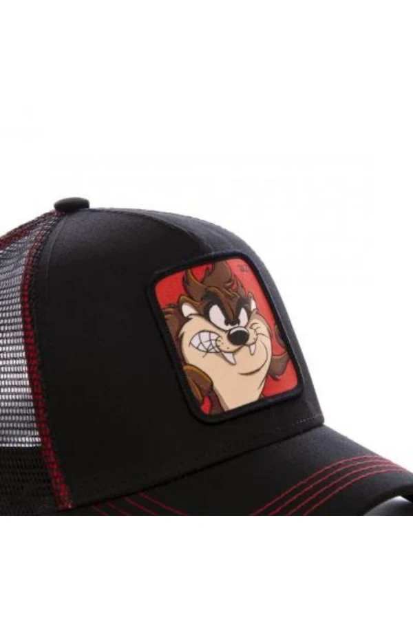 CAPSLAB X LOONEY TUNES Taz Trucker Cap- CL/LOO/1/TAZ1B - BLACK