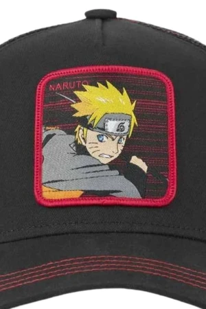 CAPSLAB X NARUTO Trucker Cap- CL/NS/1/NAR2B - BLACK