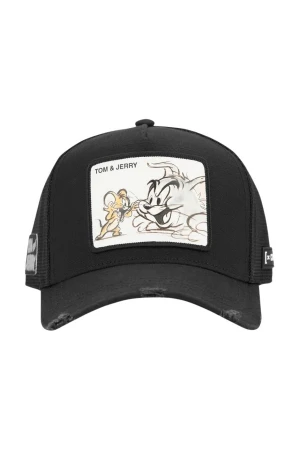 CAPSLAB Καπέλα CAPSLAB X TOM AND JERRY- CL/TAJ6/1/PCT/TAJB - BLACK