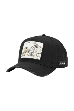 CAPSLAB Καπέλα CAPSLAB X TOM AND JERRY- CL/TAJ6/1/PCT/TAJB - BLACK