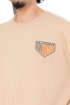 VON DUTCH Men's T-Shirt VD/1/H/TR/ROAD/CR - Beige