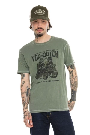 VON DUTCH Ανδρικό T-Shirt VD/1/TR/FLESH - Χακί