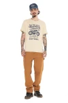 VON DUTCH Men's T-Shirt VD/1/TR/ZANE/CR - Beige