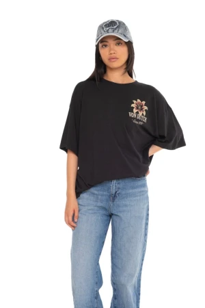 VON DUTCH Γυναικείο T-Shirt VD/2/TR/FLOW/BL - Μαύρο