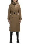 KHUJO ELENA3 Brown Long Jacket