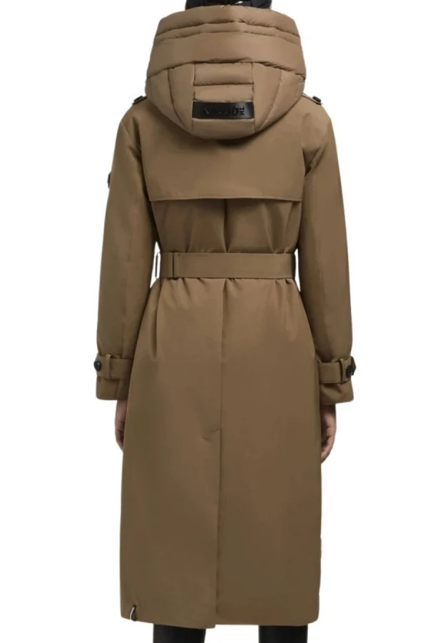 KHUJO ELENA3 Brown Long Jacket