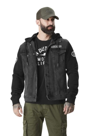 VON DUTCH Μπουφάν VD/1/JKT/DUTCH2 - BLACK