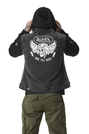 VON DUTCH Μπουφάν VD/1/JKT/DUTCH2 - BLACK
