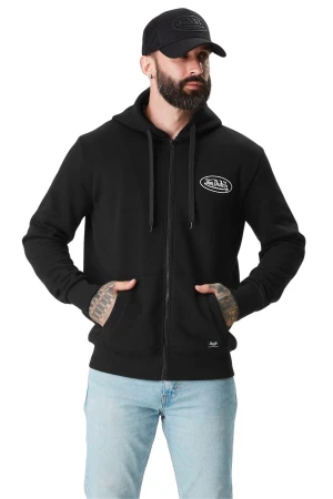 VON DUTCH Ζακέτες VD/1/SWZ/SLI/NRW - Μαύρο