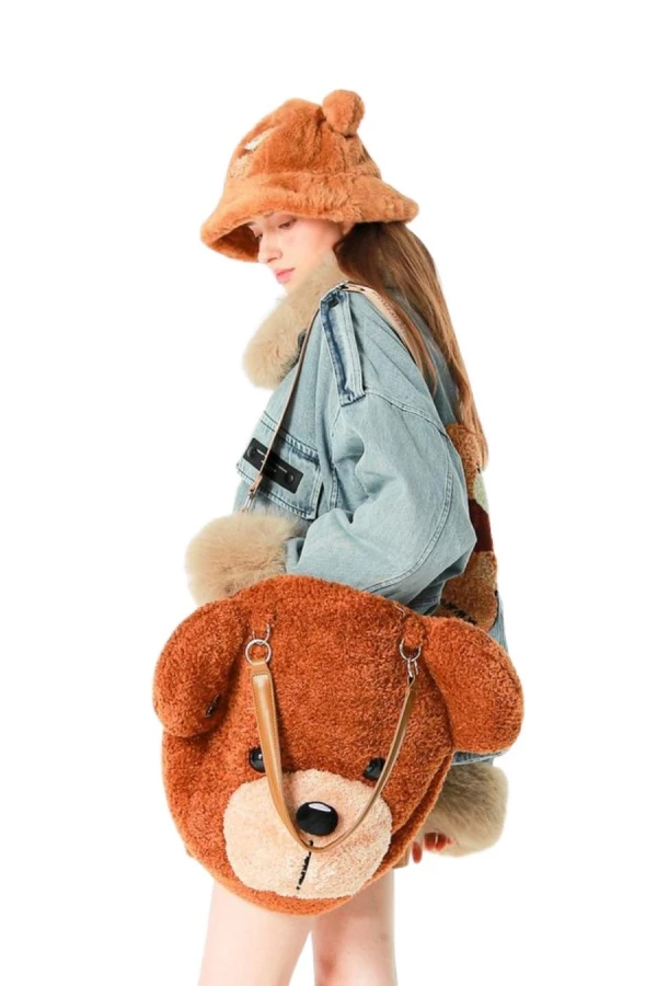 MOD WAVE MOVEMENT Τσάντες MWM TEDDY MIKE BAG 42CM - BROWN