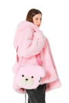 MOD WAVE MOVEMENT Τσάντες MWM TEDDY MIKE BAG 32CM - PINK