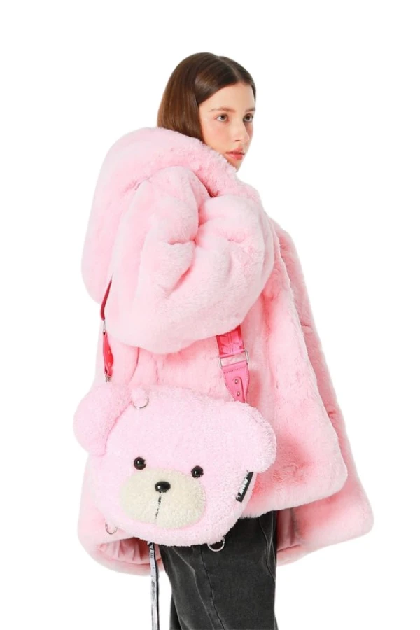 MOD WAVE MOVEMENT Τσάντες MWM TEDDY MIKE BAG 32CM - PINK