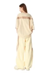 MOD WAVE MOVEMENT T-Shirts MWM LOGO TAPE T-SHIRT - BEIGE