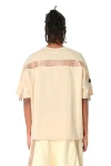 MOD WAVE MOVEMENT T-Shirts MWM LOGO TAPE T-SHIRT - BEIGE