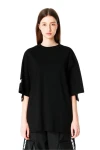 MOD WAVE MOVEMENT T-Shirts MWM LOGO TAPE T-SHIRT - BLACK