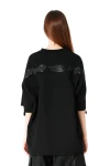 MOD WAVE MOVEMENT T-Shirts MWM LOGO TAPE T-SHIRT - BLACK