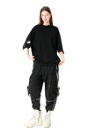 MOD WAVE MOVEMENT T-Shirts MWM LOGO TAPE T-SHIRT - BLACK