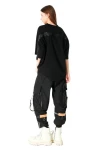MOD WAVE MOVEMENT T-Shirts MWM LOGO TAPE T-SHIRT - BLACK