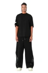 MOD WAVE MOVEMENT T-Shirts MWM LOGO TAPE T-SHIRT - BLACK