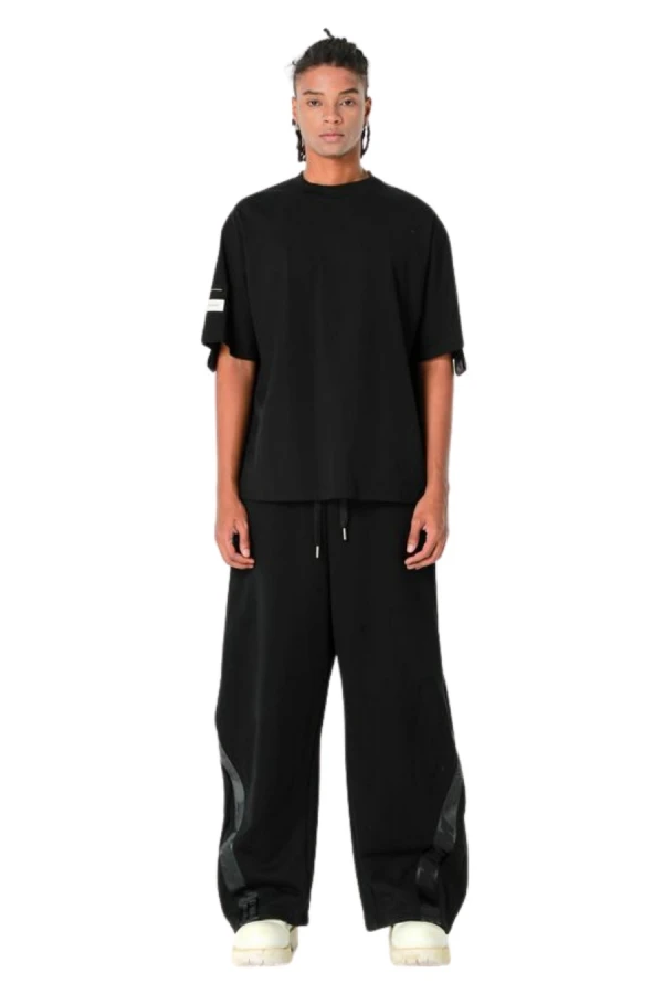 MOD WAVE MOVEMENT T-Shirts MWM LOGO TAPE T-SHIRT - BLACK