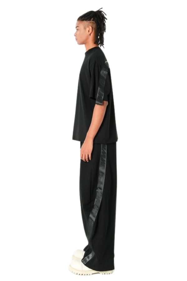 MOD WAVE MOVEMENT T-Shirts MWM LOGO TAPE T-SHIRT - BLACK