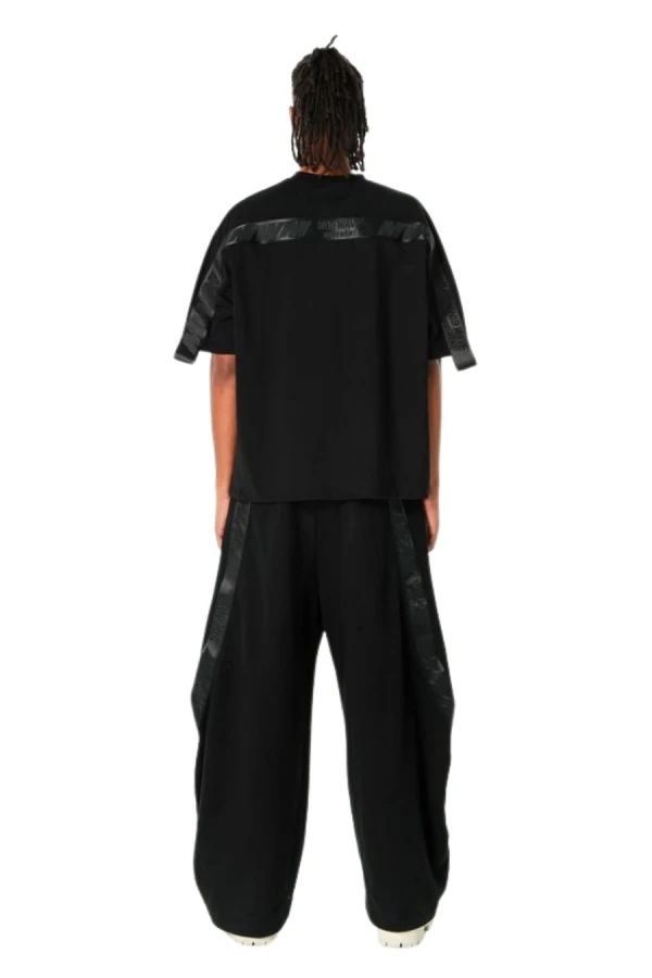 MOD WAVE MOVEMENT T-Shirts MWM LOGO TAPE T-SHIRT - BLACK