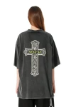 MOD WAVE MOVEMENT T-Shirts MWM CROSS LOGO T-SHIRT - BLACK
