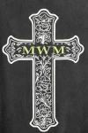 MOD WAVE MOVEMENT T-Shirts MWM CROSS LOGO T-SHIRT - BLACK